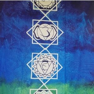 7 Chakra Mandala Hanging Shawl Mat
